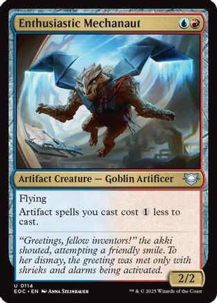 Enthusiastic Mechanaut (EOC-114) - Commander: Edge of Eternities、Wizards of the Coast、kayou