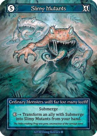 Slimy Mutants (Foil) - Gothic Foil、Gothic、kayou