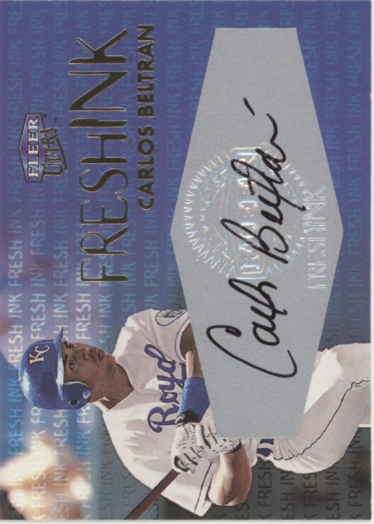 Carlos Beltran 1999 Fleer Ultra Fresh Ink Auto 204/975、Collector Store LLC、kayou