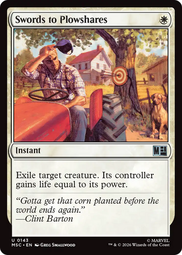 Swords to Plowshares (Surge Foil) | Marvel Super Heroes Commander、Magic: The Gathering、kayou