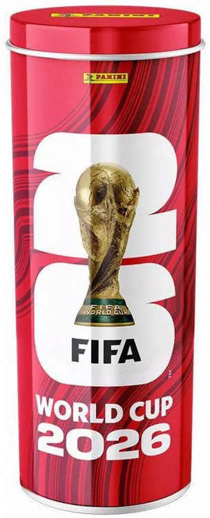 FIFA World Cup Panini 2026 Soccer Exclusive Cylinder TIn Starter Kit 1 Album & 10 Sticker Packs、ToyWiz、kayou