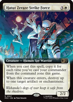 Hatut Zeraze Strike Force (Extended Art) (MSC-307) - Commander: Marvel Super Heroes、Wizards of the Coast、kayou