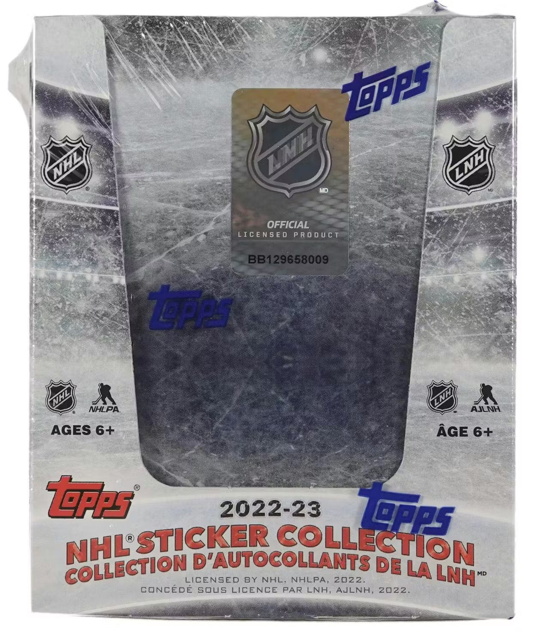 NHL Topps Trading Cards 2022-23 Hockey Sticker Collection Box 50 Packs、ToyWiz、kayou