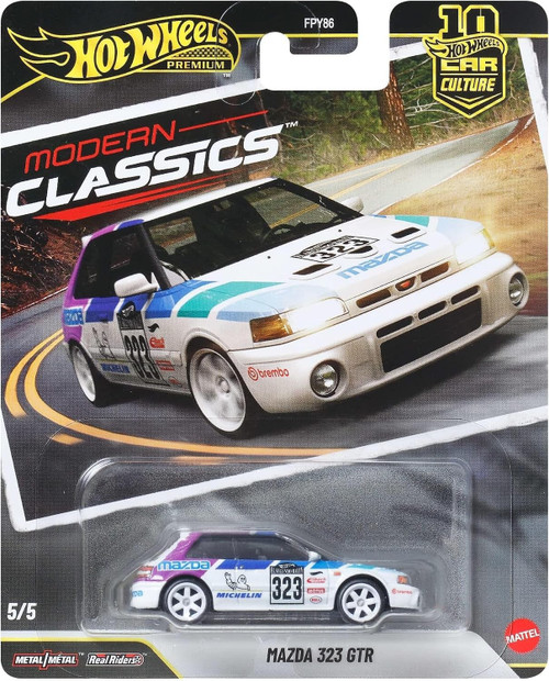 Hot Wheels Modern Classics Premium POP Culture Mazda 323 GTR Die Cast Car、ToyWiz、kayou