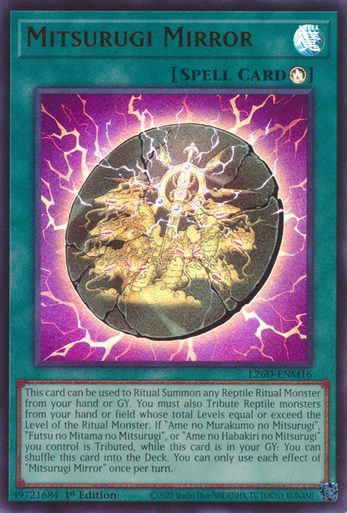 L26D-ENM16 Mitsurugi Mirror、Yu-Gi-Oh!、kayou