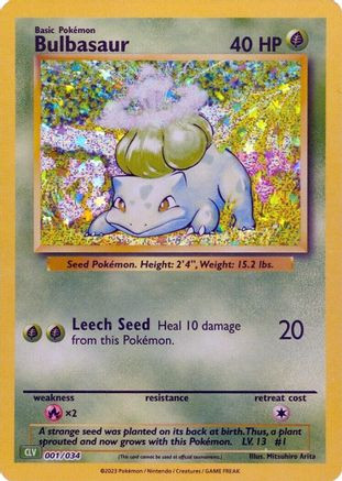 Bulbasaur 1 - Trading Card Game Classic Holofoil、The Pokémon Company、kayou