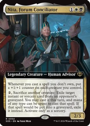 Nita, Forum Conciliator (Extended Art) (SOS-354) - Secrets of Strixhaven、Wizards of the Coast、kayou