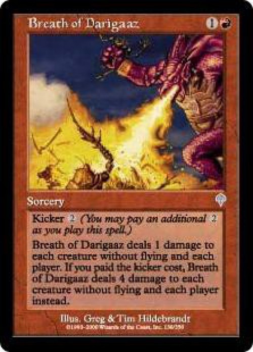 MtG Invasion Uncommon Breath of Darigaaz #138、ToyWiz、kayou