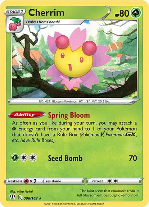 Pokemon Trading Card Game Sword & Shield Promo Cherrim SWSH088、ToyWiz、kayou