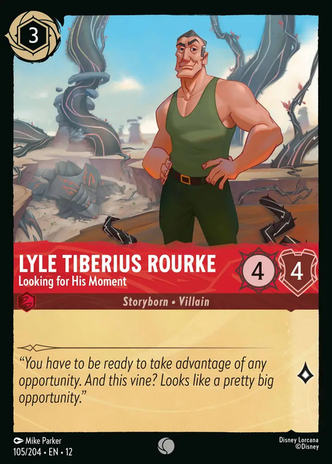 Lyle Tiberius Rourke - Looking for His Moment (Foil) | Wilds Unknown、Disney Lorcana、kayou
