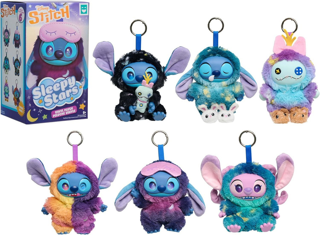 Disney Lilo & Stitch Happy Haul Sleepy Stars 5-Inch Mystery Pack 1 RANDOM Vinyl Plush Figure、ToyWiz、kayou