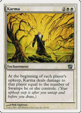 Karma (8ED-028) - 8th Edition、Wizards of the Coast、kayou