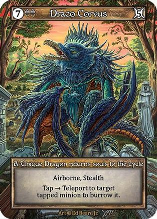 Draco Corvus (Foil) - Dragonlord Foil、Dragonlord、kayou