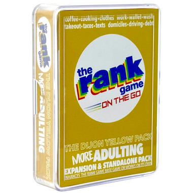 The Rank Game On-the-Go: MORE Adulting (Dijon Yellow Pack)、Storytastic、kayou