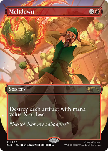 Meltdown (Foil) (Secret Lair - Avatar: The Last Airbender: My Cabbages!) | Secret Lair Drops、Magic: The Gathering、kayou
