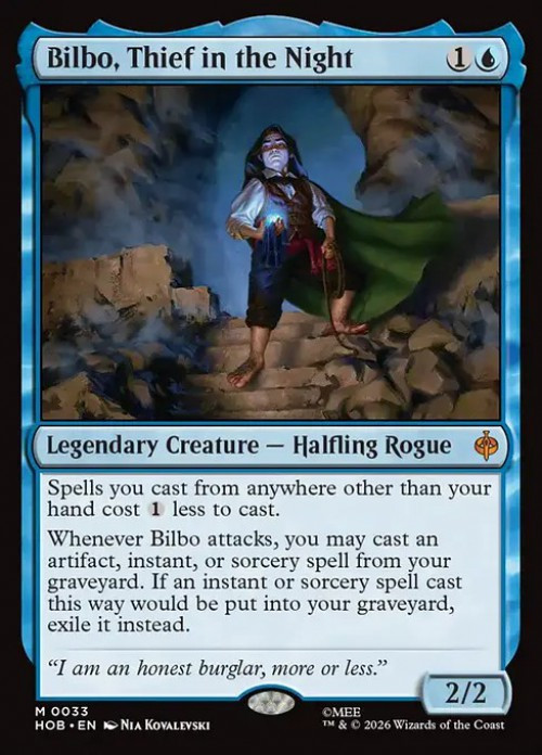 MtG The Hobbit Mythic Rare Bilbo, Thief in the Night #33、ToyWiz、kayou