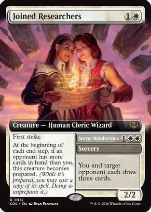 Joined Researchers (Extended Art) (SOS-312) - Secrets of Strixhaven、Wizards of the Coast、kayou
