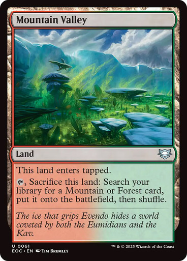 Mountain Valley、Magic: The Gathering、kayou