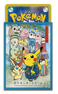 Pokemon Center Japan - Tanabata Festival (Blue Border) Sleeves (64)、Pokemon、kayou