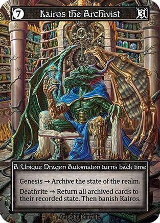 Kairos the Archivist (Foil) - Dragonlord Foil、Dragonlord、kayou