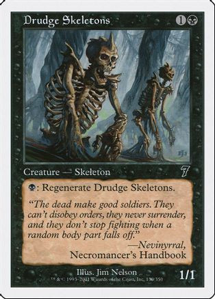Drudge Skeletons (7ED-130) - 7th Edition Foil、Wizards of the Coast、kayou