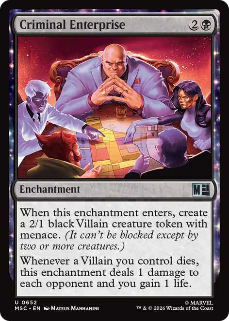 Criminal Enterprise | Marvel Super Heroes Commander、Magic: The Gathering、kayou