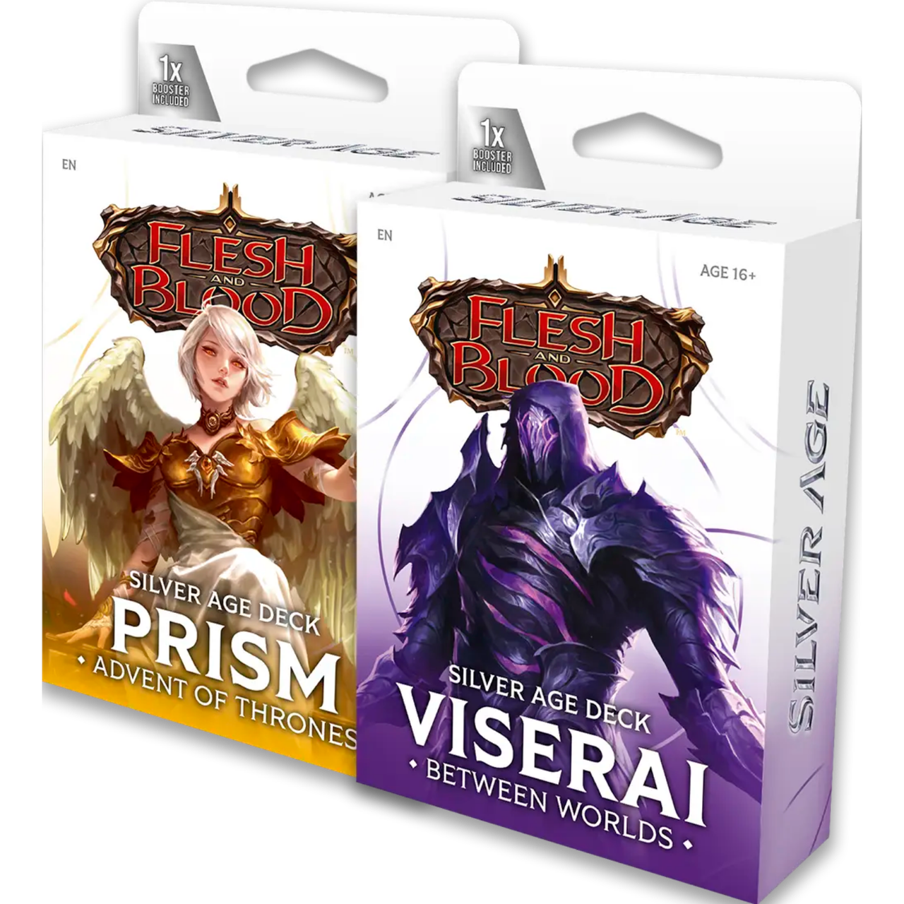 Flesh & Blood TCG: Usurp the Shadow Throne - Prism / Viserai Silver Age Deck (Set of 2)、Legend Story Studios、kayou