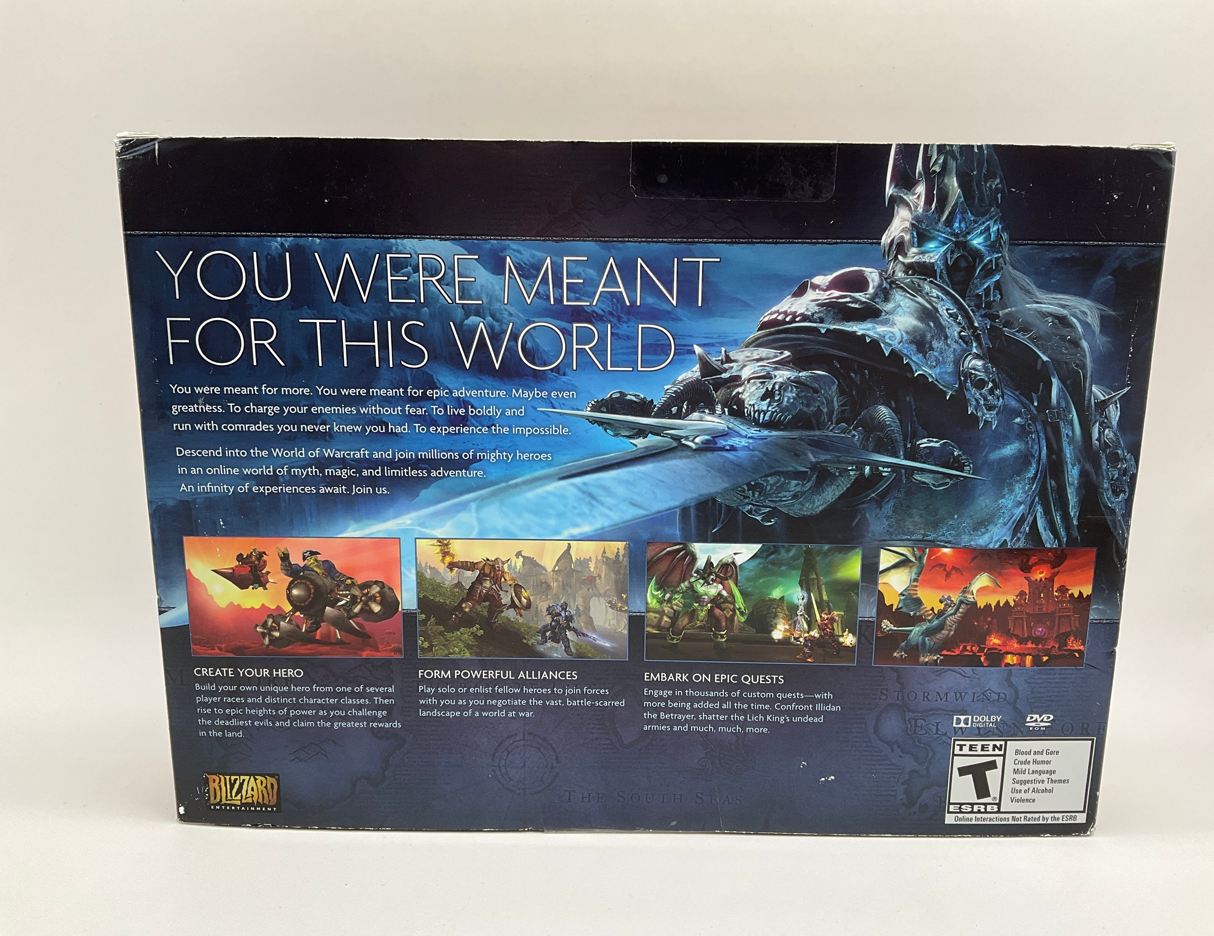 World of Warcraft Rectangle PC Games Sealed、Collector Store LLC - VG、kayou