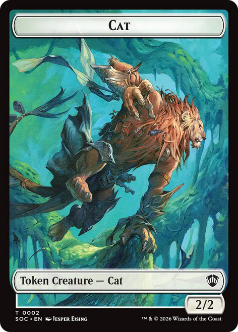Secrets of Strixhaven Commander - Cat Token (Foil) | Secrets of Strixhaven Commander、Magic: The Gathering、kayou