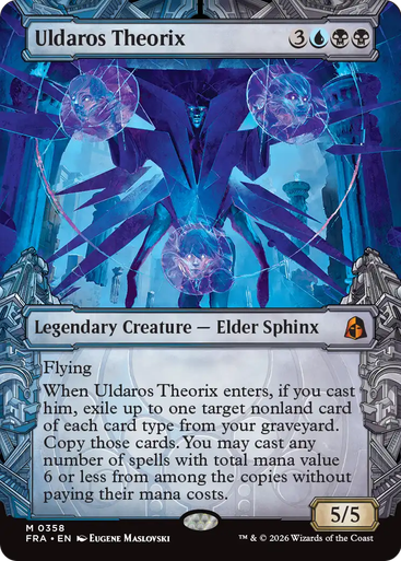Uldaros Theorix (Sculptor's Stronghold Frame) | Reality Fracture、Magic: The Gathering、kayou