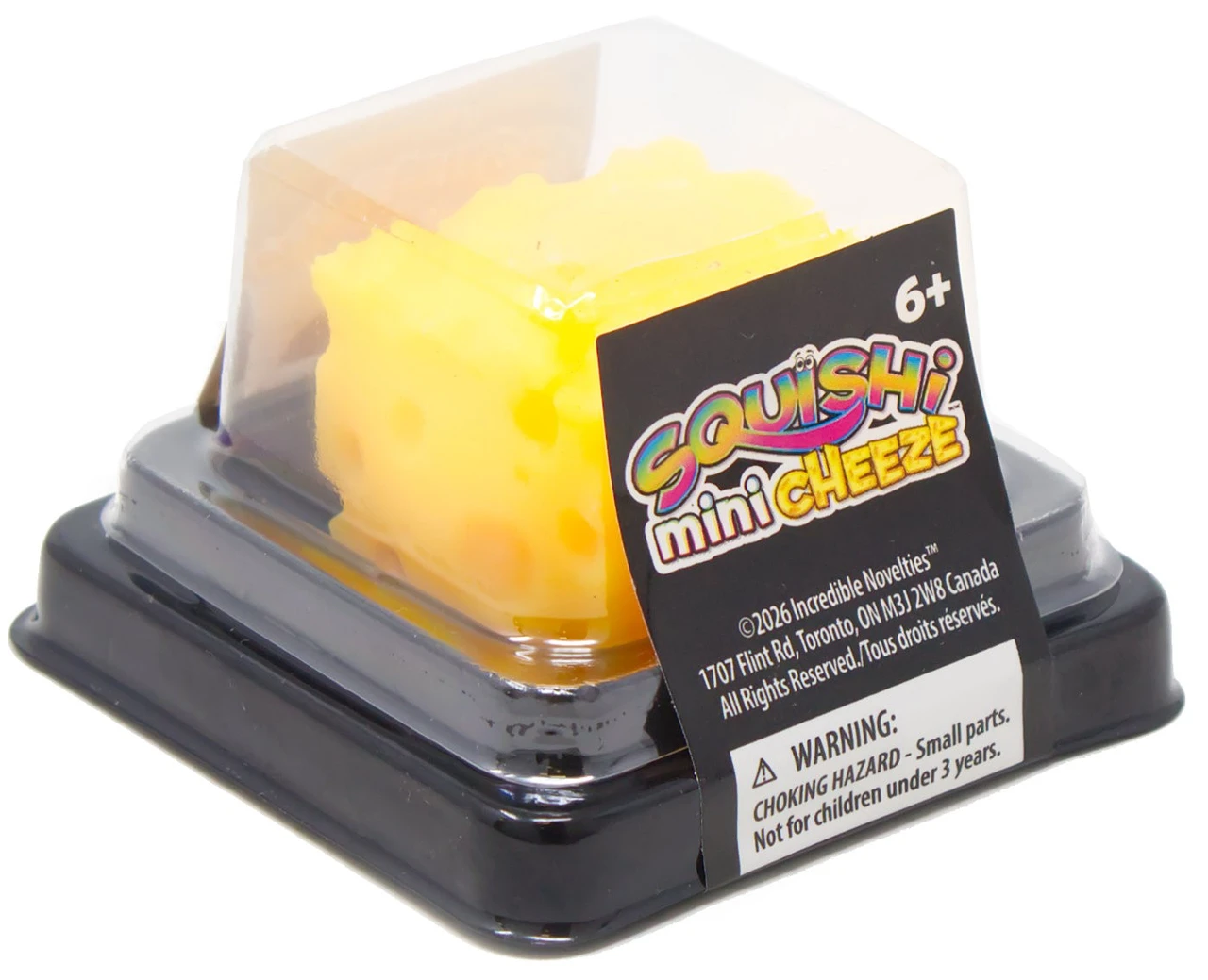 Squishi Mini Cheese 1-Inch Squeeze Toy、ToyWiz、kayou