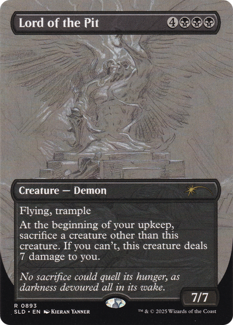 Lord of the Pit (#893) (Rainbow Foil) (Secret Lair - Kieran Yanner) | Secret Lair Drops、Magic: The Gathering、kayou