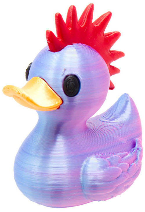 Hello Ducky! Punky Ducky Red Mowhawk 3D Printed Figure、ToyWiz、kayou