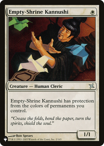 Empty-Shrine Kannushi (LIST-2/165) - The List、Wizards of the Coast、kayou
