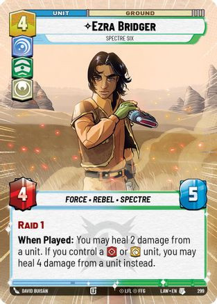 Ezra Bridger - Spectre Six (Hyperspace) (299) - A Lawless Time、Fantasy Flight Games、kayou