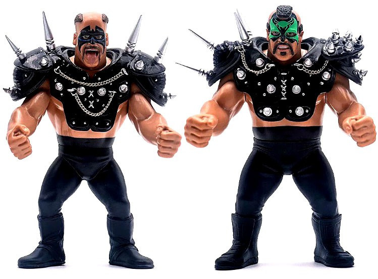 Wrestling's Heels & Faces Pinnacle Collection Hawk & Animal Action Figure 2-Pack Road Warriors、ToyWiz、kayou