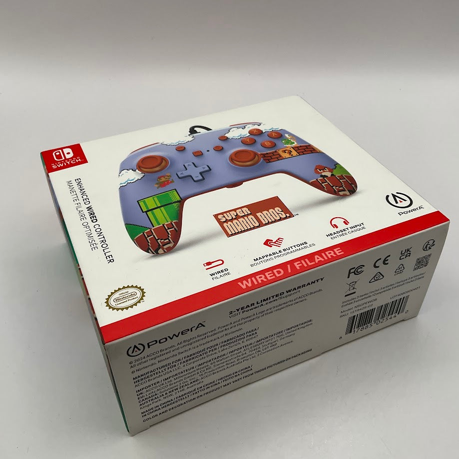 PowerA Super Mario Bros Enchanced Wireless Controller Nintendo Switch Sealed、Collector Store LLC - VG、kayou
