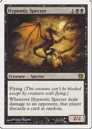Hypnotic Specter (9ED-141) - 9th Edition、Wizards of the Coast、kayou