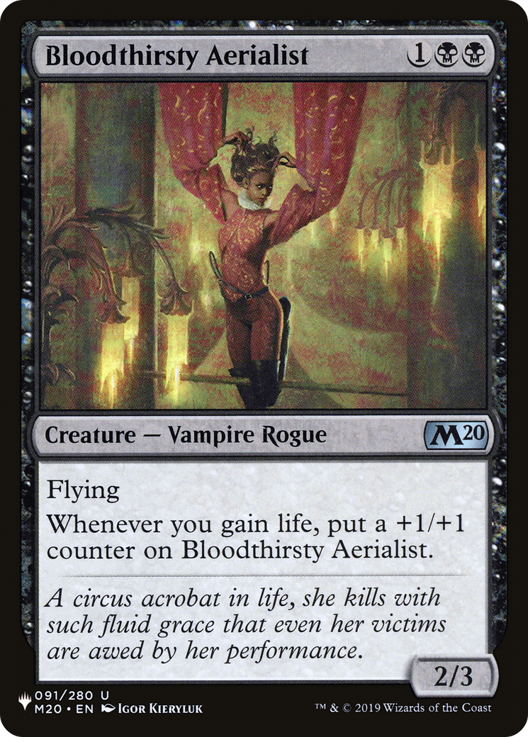 Bloodthirsty Aerialist (LIST-091/280) - The List、Wizards of the Coast、kayou