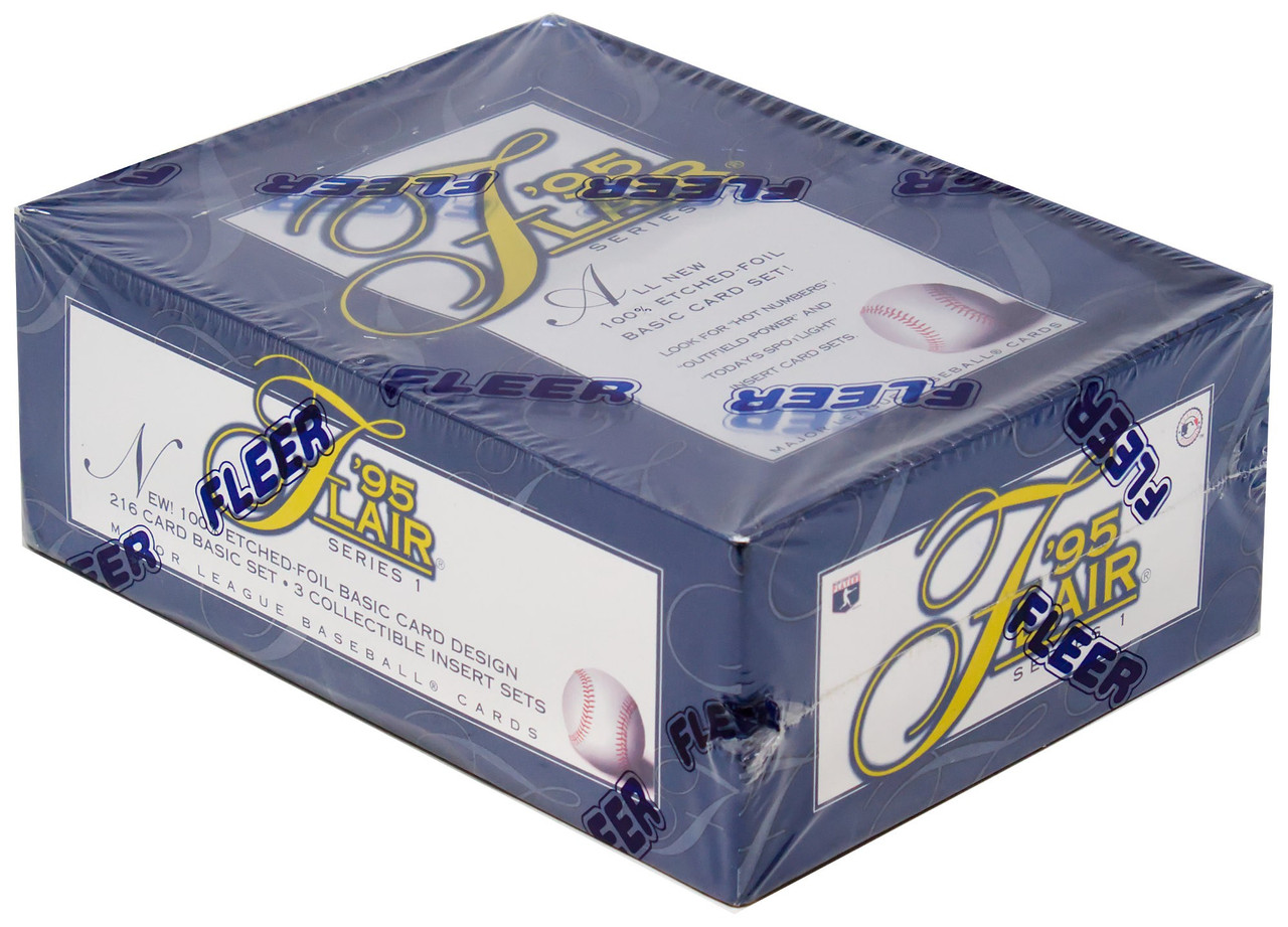 MLB 1995 Flair Series 1 Baseball Trading Card HOBBY Box 24 Packs、ToyWiz、kayou