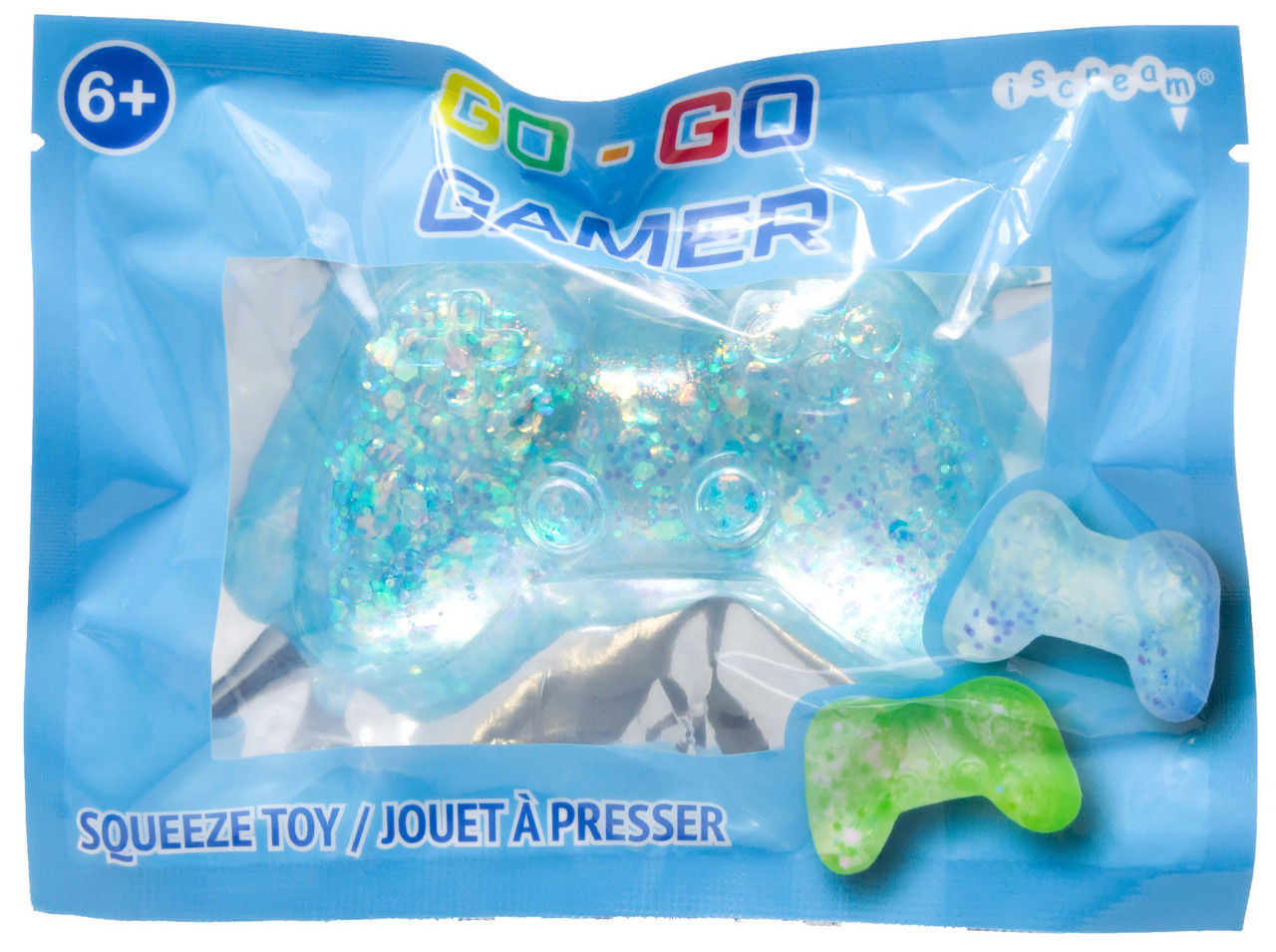 Iscream Go-Go Gamer BLUE 3.5-Inch Squeeze Toy、ToyWiz、kayou