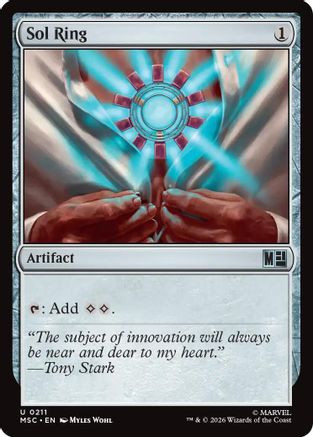 Sol Ring (0211) (Surge Foil) (MSC-211) - Commander: Marvel Super Heroes Foil、Wizards of the Coast、kayou