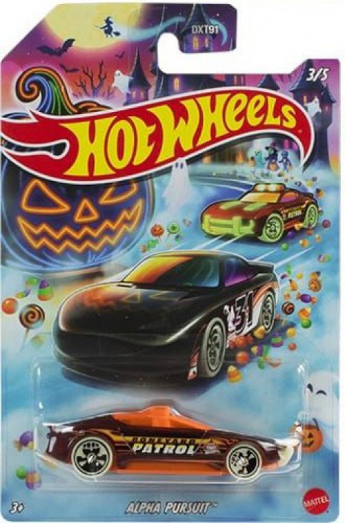Hot Wheels 2026 Halloween Alpha Pursuit Die Cast Car、ToyWiz、kayou