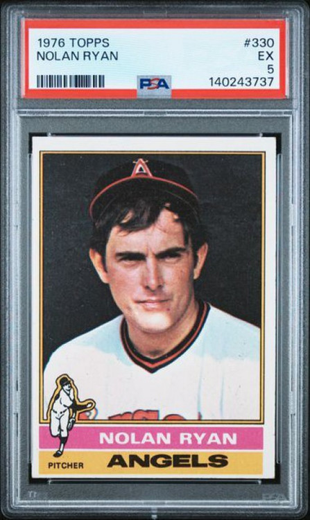 MLB 1976 Topps Baseball Nolan Ryan #330 PSA 5、ToyWiz、kayou