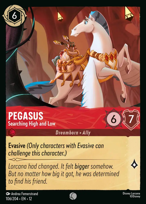 Pegasus - Searching High and Low (Foil) | Wilds Unknown、Disney Lorcana、kayou