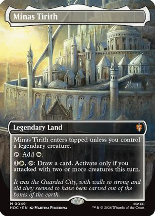 Minas Tirith (Borderless) (HOC-049) - The Hobbit: Eternal-Legal、Wizards of the Coast、kayou