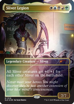 Sliver Legion (1310) (Rainbow Foil) (SLD-1310) - Secret Lair Drop Series Foil、Wizards of the Coast、kayou