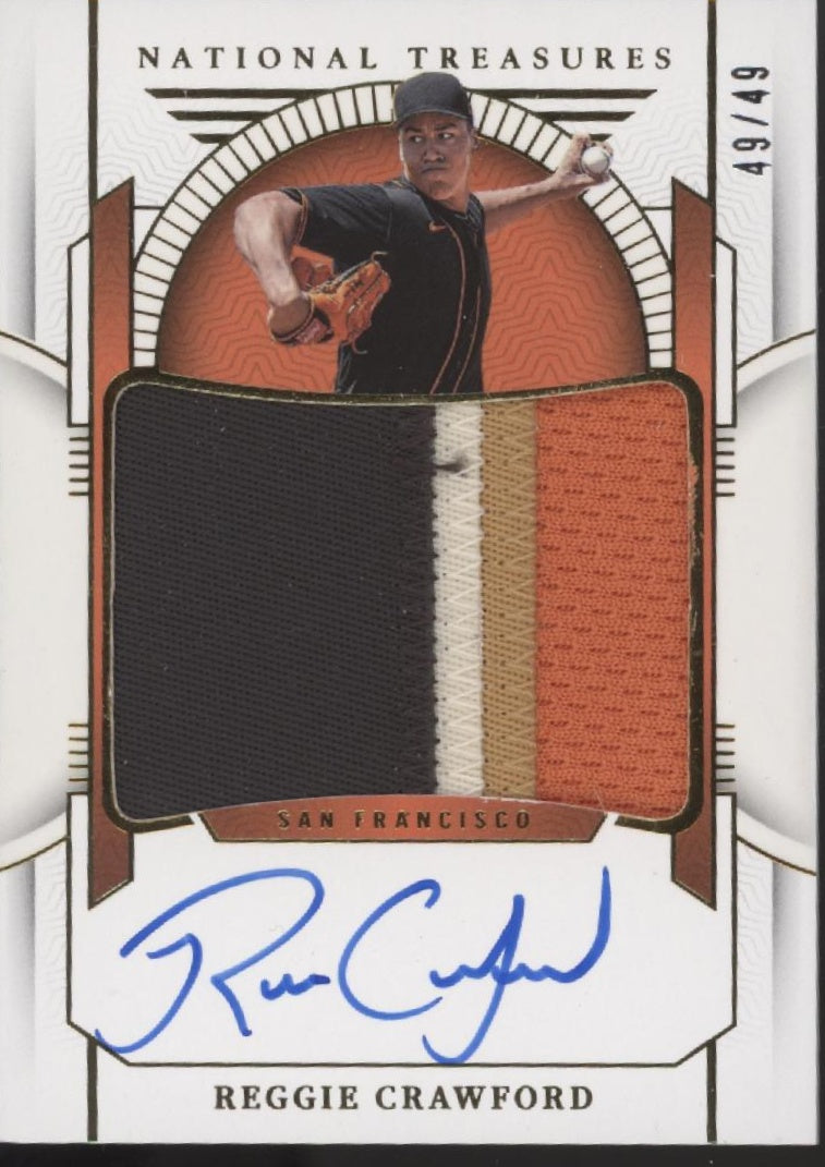 Reggie Crawford 2024 Panini National Treasures Swatch Auto 49/49 #PMS-RC、Collector Store LLC、kayou