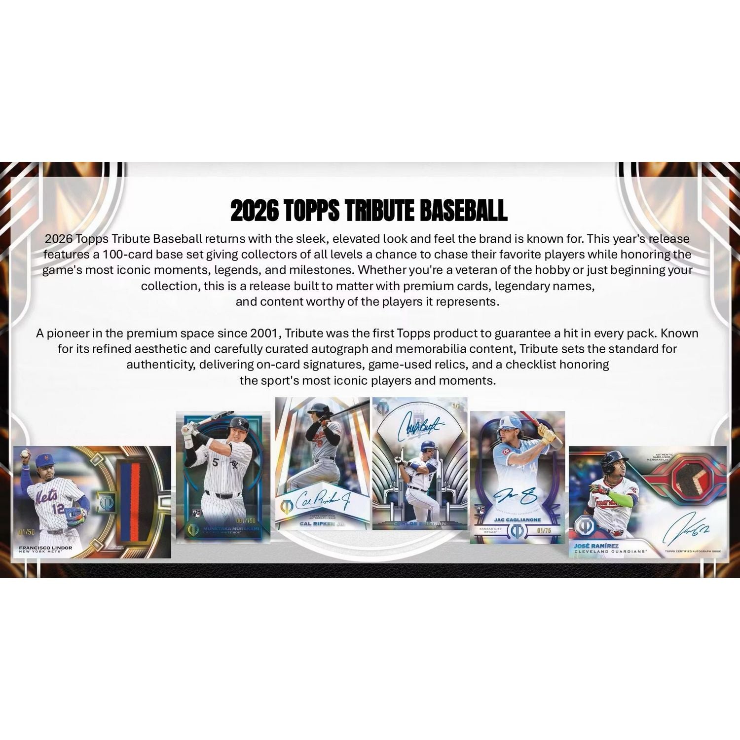 2026 Topps Tribute Baseball Hobby Box、Topps、kayou