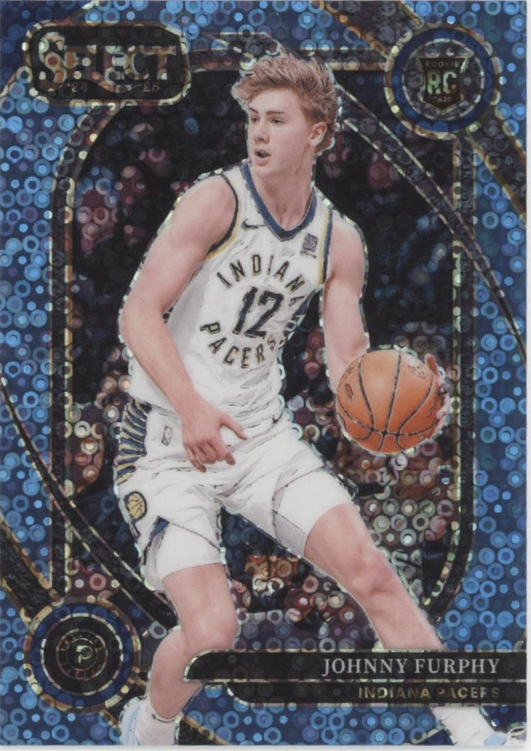 Johnny Furphy 2024-25 Panini Select Blue Fast Break Prizm Courtside 41/99 #297、Collector Store LLC、kayou